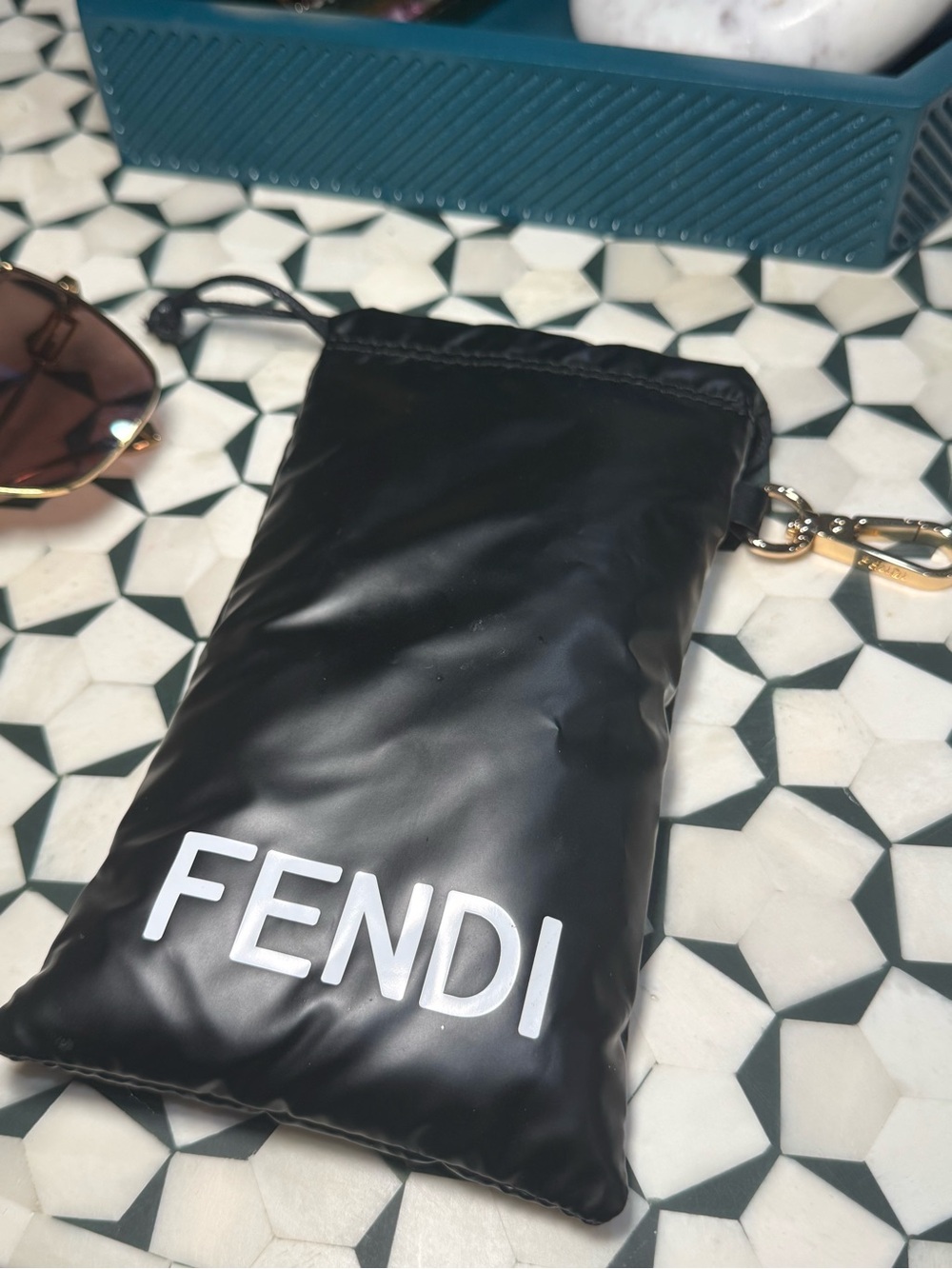 Fendi 🤎 Baguette Authenticated Sunglasses with Brown Monogram Print BRAND NEW! - Picture 12 of 17